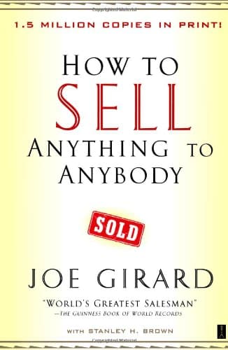 Valuebury - Book - How to Sell Anything to Anybody - Joe Girard and Stanley H. Brown