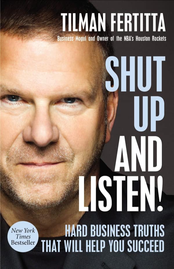 Valuebury - Book - Shut Up and Listen! - Tilman Fertitta