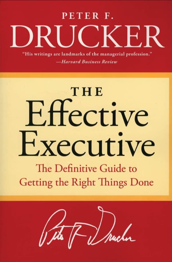 Valuebury - Book - The Effective Executive - Peter F. Drucker