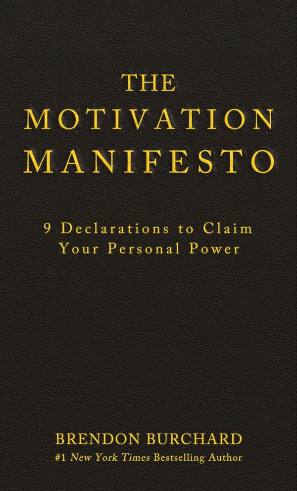Valuebury - Book - The Motivation Manifesto - Brendon Burchard