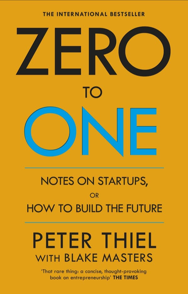 Valuebury - Book - Zero to One - Peter Thiel and Blake Masters