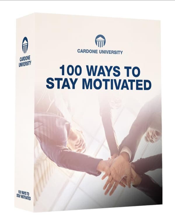 Valuebury - Online Course - 100 Ways to Stay Motivated by Grant Cardone