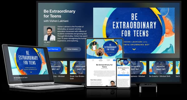Valuebury - Online Course - Be Extraordinary for Teens by Vishen Lakhiani