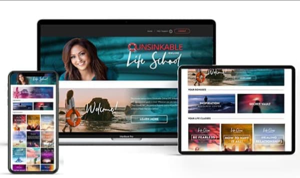 Valuebury - Online Membership - Unsinkable Online LIFE School (UNLIMITED ACCESS) by Sonia Ricotti