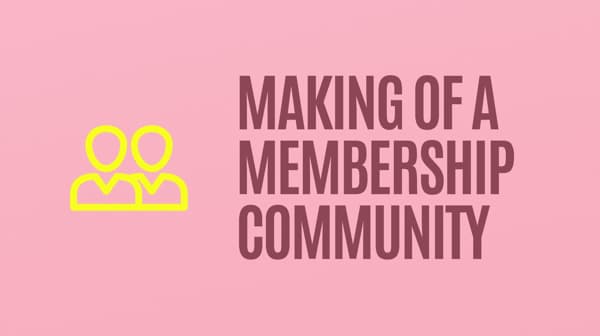 Valuebury - Online Workshop - Making of a Membership Community by Pat Flynn